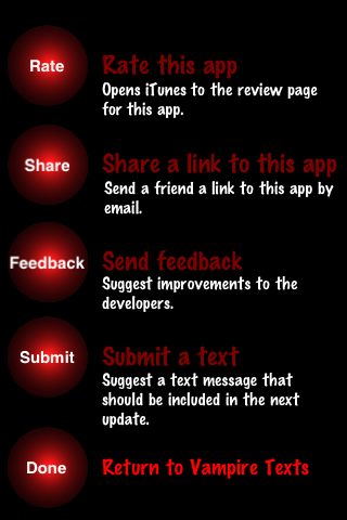 Vampire Texts Free free app screenshot 4