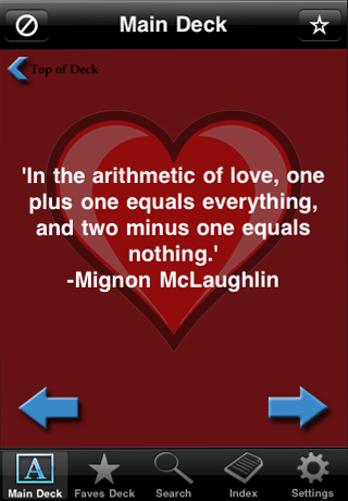 Love Quotes (Free!) free app screenshot 1