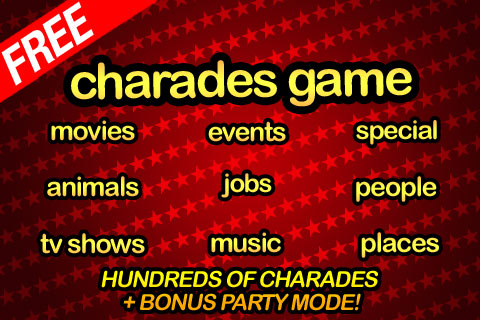FREE Charades Game free app screenshot 1