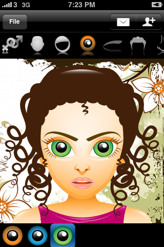 Avatar Free (Super Cute Contact Face Creator) free app screenshot 1