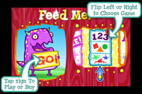 Feed Me! (Chinese) - PencilBot Preschool free app screenshot 1