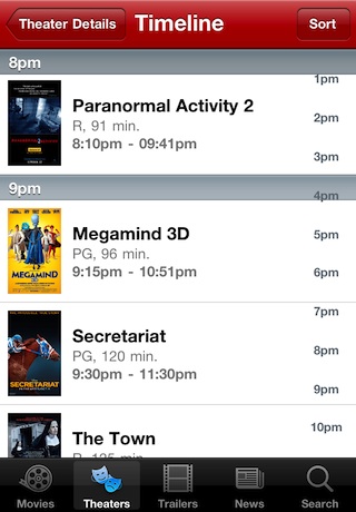 Moviefone - Movies, Theaters, Showtimes and News from Hollywood free app screenshot 2