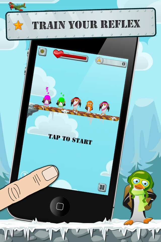 Penguin Airborne free app screenshot 1