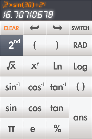 Calculator+ free app screenshot 1