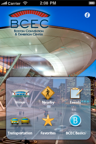 myBCEC for the Boston Convention and Exhibition Center free app screenshot 1