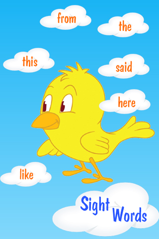 Sight Words Flashcard Lite Free - for kids in preschool, pre-k, kindergarten and grade school free app screenshot 1
