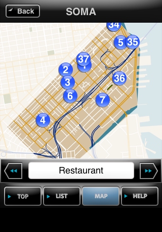 Travelo mini - San Francisco '10 featuring SOMA - free app screenshot 4
