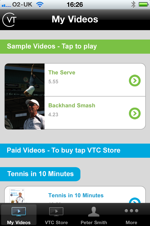 Virtual Tennis Coach free app screenshot 2