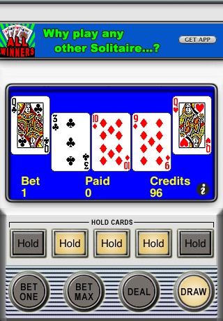 Free Video Poker free app screenshot 1