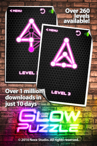 Glow Puzzle free app screenshot 1
