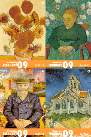 Gogh Calendar Free free app screenshot 2