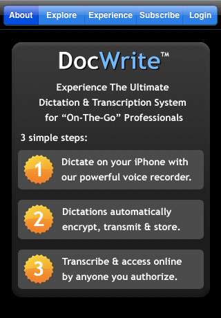 DocWrite free app screenshot 1