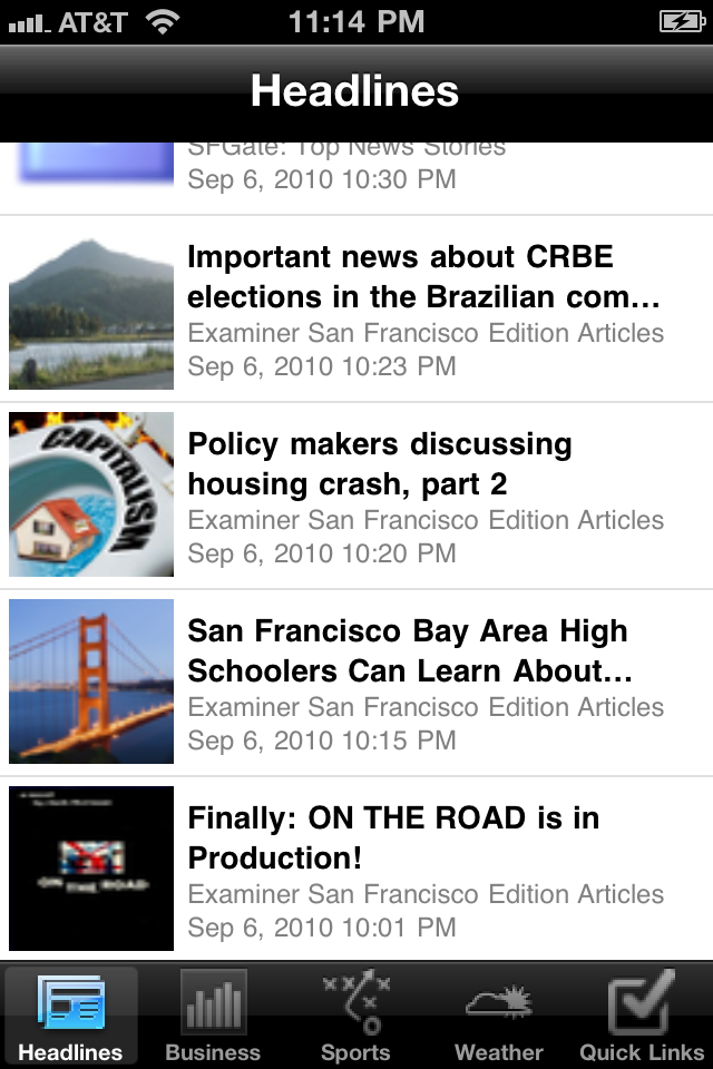 San Francisco Local News Free free app screenshot 1