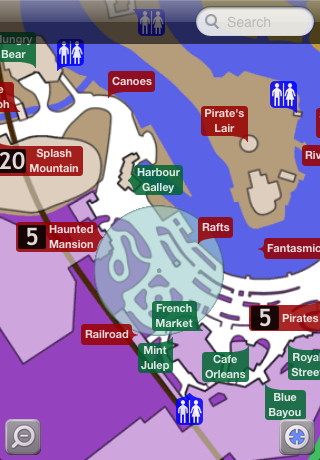 Disneyland Maps Free free app screenshot 1