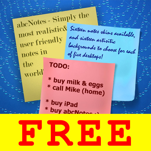 free abc Notes - FREE Sticky Note Application iphone app