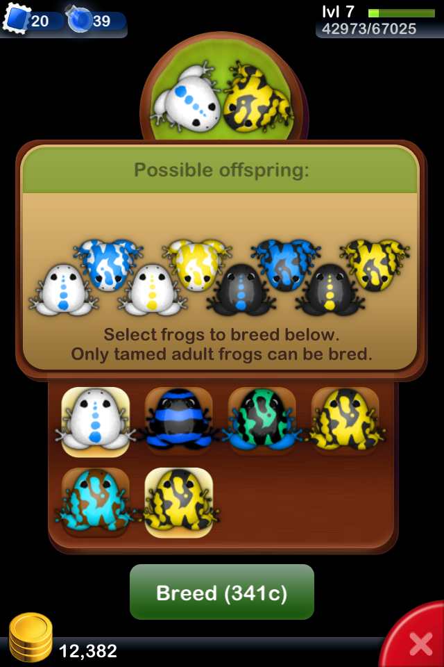 Pocket Frogs free app screenshot 4