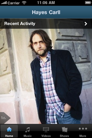 Hayes Carll free app screenshot 1