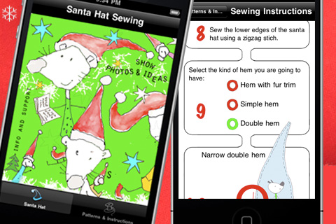 Santa Hat Sewing free app screenshot 3