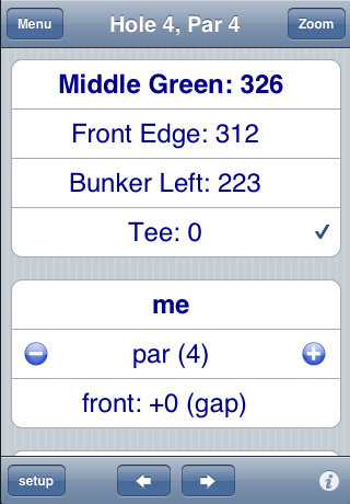 myCaddie Pro GPS Golf Range Finder free app screenshot 2