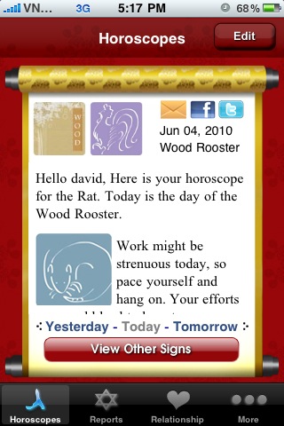 Astrology Predictions free app screenshot 2