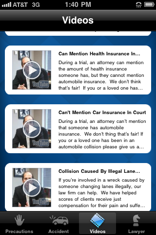 Accident Toolkit by Lewis, Feldman & Lehane, LLC free app screenshot 4