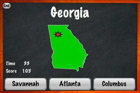 States and Capitals Challenge Lite - Flash Cards Speed Quiz for the United States of America free app screenshot 2
