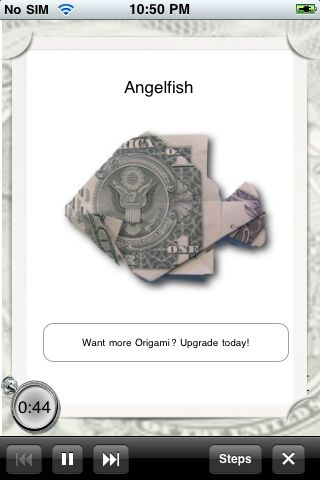 Dollar Origami Lite free app screenshot 4