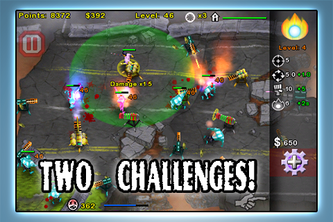 Zombie Attack! Bridge Defense XL free app screenshot 1