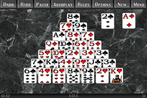 Free Solitaire 3D free app screenshot 1