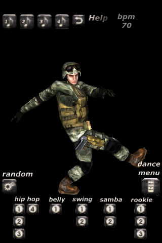 Dance Man Lite Version free app screenshot 2
