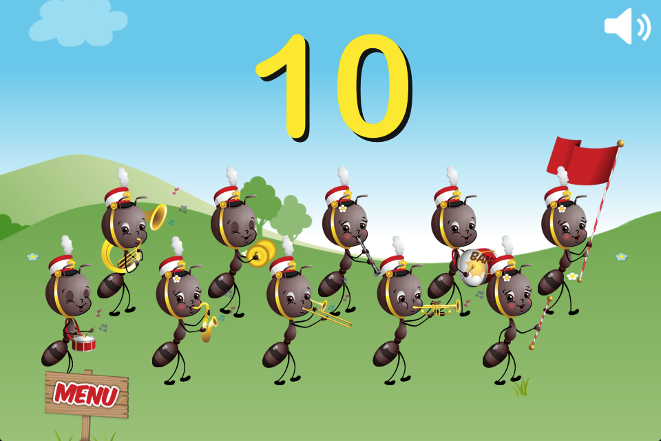Counting Ants Lite - Learning Tool for Toddlers free app screenshot 1