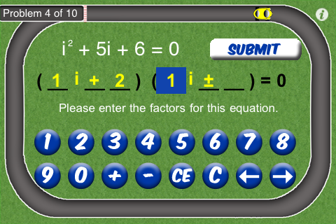 Factor Race (Algebra) free app screenshot 4