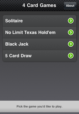 Card Games - 4 Pack free app screenshot 1