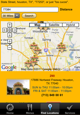 Image of Los Cucos Mexican Cafe for iPhone