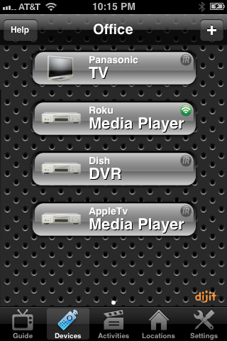 Dijit Universal Remote with TV and Netflix Listings free app screenshot 2