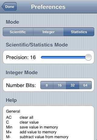 TouchCalc free app screenshot 2