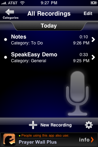 voice recorder app iphone free