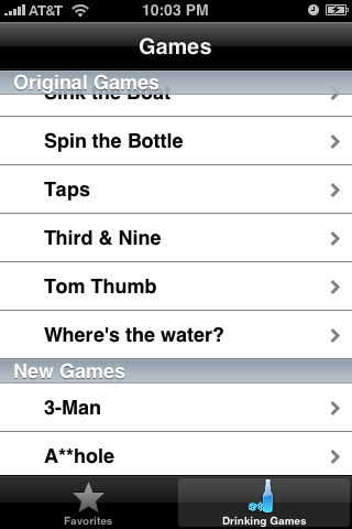 Drinking Games FREE free app screenshot 4