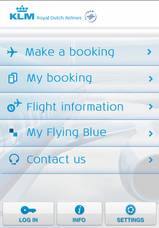 KLM free app screenshot 1