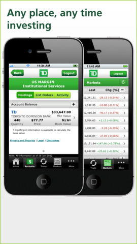 TD (Canada) for iPhone, iPod touch, and iPad 