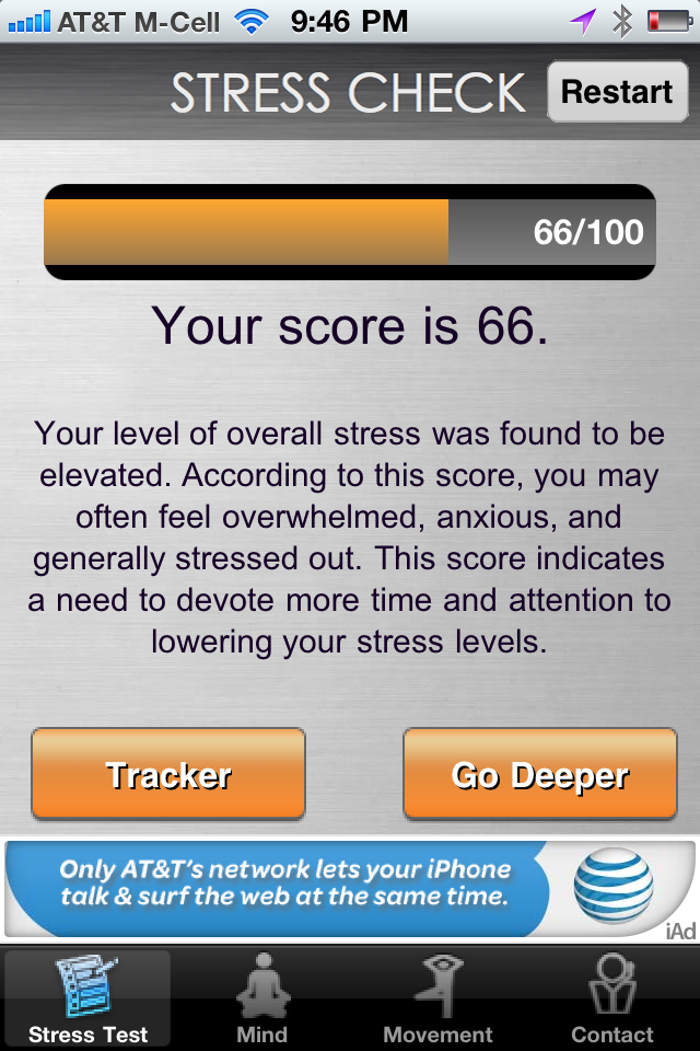 Stress Check free app screenshot 2