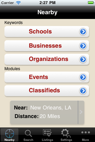 The Martial Directory free app screenshot 2