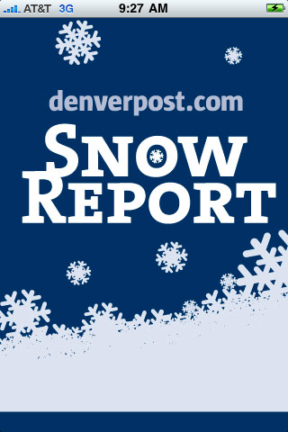 Denver Post Snow Report free app screenshot 1