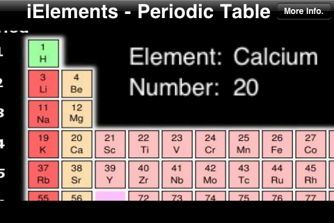 iElements - Periodic Table of The Chemical Elements free app screenshot 2