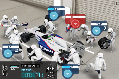 BMW Sauber F1 Team Racing 09 Lite free app screenshot 4