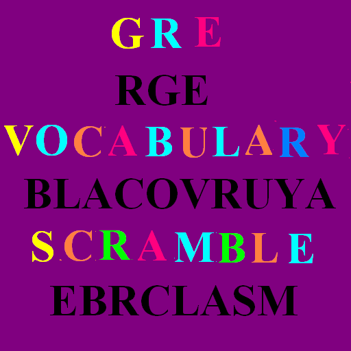 free GRE Vocabulary Scramble iphone app