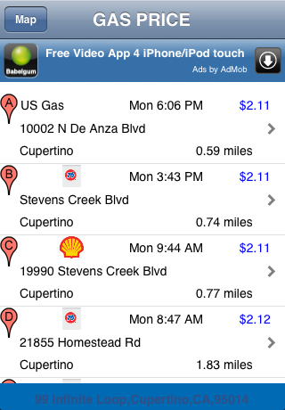 CheapGas - Save on each pump free app screenshot 1