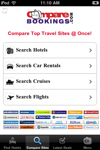 Compare Bookings free app screenshot 3