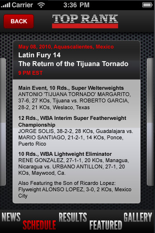 Top Rank Boxing free app screenshot 3