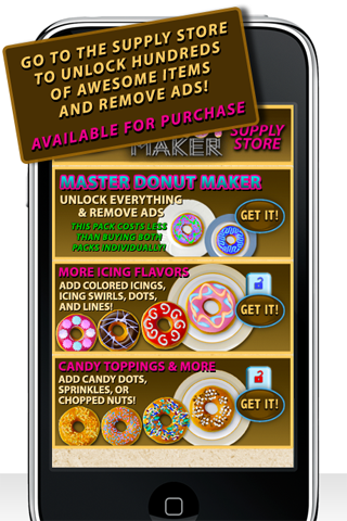 Donut Maker free app screenshot 3
